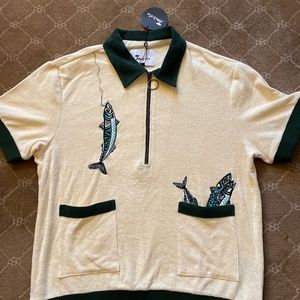 New w/ tags Tombolo Angler Cabana Shirt